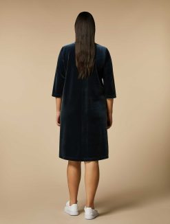 Marina Rinaldi Robe En Jersey De Velours | Robes