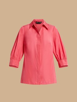 Marina Rinaldi Chemise En Taffetas | Blouses Et Chemises