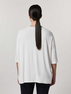 Marina Rinaldi T-Shirt En Jersey De Viscose | Hauts Et T-Shirts