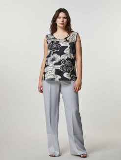 Marina Rinaldi Pantalon Crepe Envers Satin | Pantalon