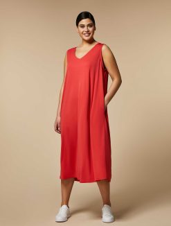 Marina Rinaldi Robe En Jersey Crepe | Se Detendre