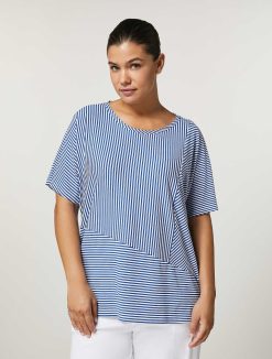 Marina Rinaldi T-Shirt En Jersey De Viscose | Hauts Et T-Shirts