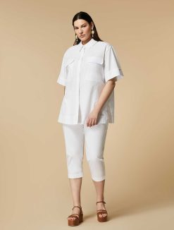 Marina Rinaldi Pantalon En Coton Biologique | Pantalon