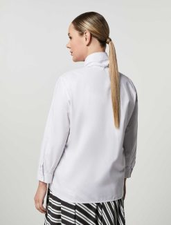 Marina Rinaldi Chemise En Popeline De Coton | Blouses Et Chemises