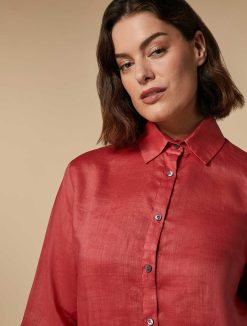 Marina Rinaldi Tunique En Toile Ramie | Blouses Et Chemises