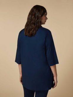 Marina Rinaldi Tunique En Popeline De Coton Melange | Blouses Et Chemises