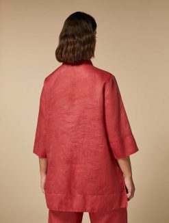 Marina Rinaldi Tunique En Toile Ramie | Blouses Et Chemises