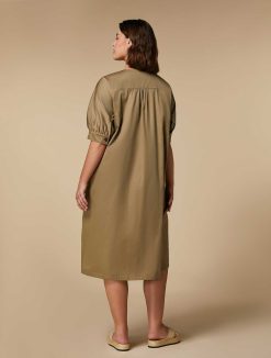 Marina Rinaldi Robe En Satin De Coton | Robes