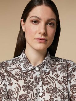 Marina Rinaldi Chemise En Mousseline Imprimee | Blouses Et Chemises