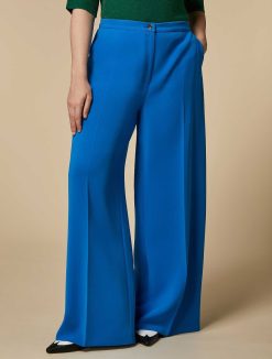 Marina Rinaldi Pantalon Palazzo En Cady Triacetate | Pantalon