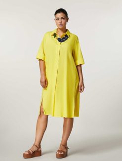 Marina Rinaldi Robe En Popeline De Coton | Robes