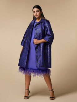 Marina Rinaldi Manteau Duster Lame Jacquard | Manteaux Et Trenchs