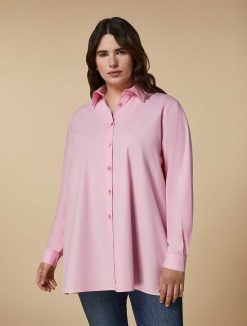 Marina Rinaldi Chemise Oversize En Popeline | Blouses Et Chemises