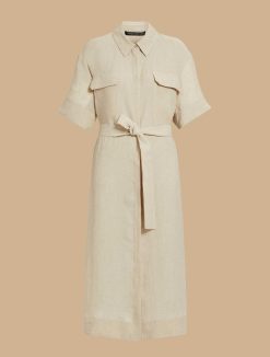 Marina Rinaldi Robe Chemise En Lin | Robes