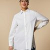 Marina Rinaldi Chemise En Popeline Ornee De Dentelle | Blouses Et Chemises