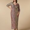 Marina Rinaldi Robe Longue A Sequins | Robes