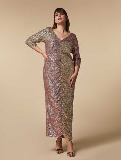 Marina Rinaldi Robe Longue A Sequins | Robes