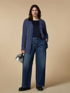 Marina Rinaldi Cardigan En Fil Lurex | Tricots