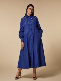 Marina Rinaldi Robe Chemise En Taffetas | Robes