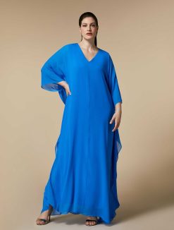 Marina Rinaldi Robe En Georgette De Soie | Vetements De Ceremonie