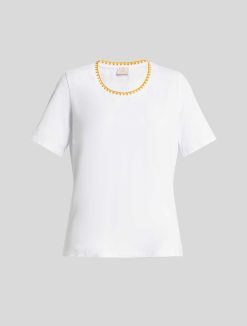 Marina Rinaldi T-Shirt En Jersey De Coton | Hauts Et T-Shirts