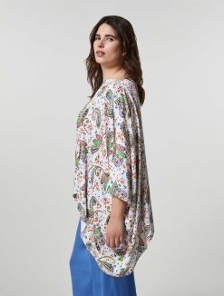 Marina Rinaldi Poncho En Satin De Viscose | Autres Accessoires