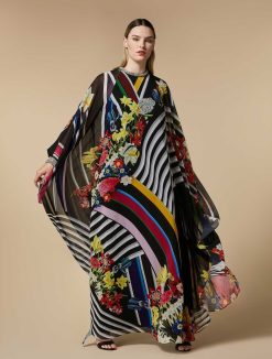 Marina Rinaldi Robe Caftan En Georgette | Robes