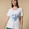 Marina Rinaldi T-Shirt En Jersey De Viscose | Hauts Et T-Shirts