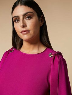 Marina Rinaldi Tunique Crepe Envers Satin | Blouses Et Chemises