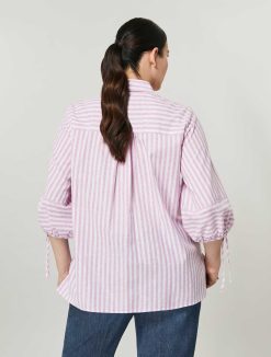 Marina Rinaldi Chemise En Toile De Lin Et De Coton | Blouses Et Chemises