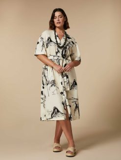 Marina Rinaldi Robe En Popeline De Coton Biologique | Robes