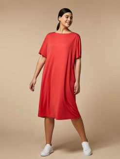 Marina Rinaldi Robe En Jersey Crepe | Se Detendre