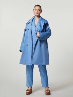 Marina Rinaldi Trench-Coat En Gabardine Deperlant | Manteaux Et Trenchs