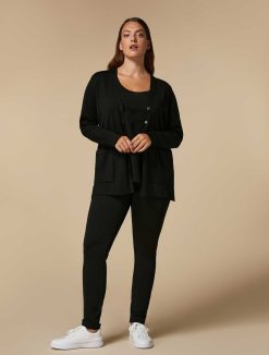 Marina Rinaldi Cardigan En Pure Laine | Tricots