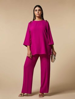 Marina Rinaldi Tunique Crepe Envers Satin | Blouses Et Chemises