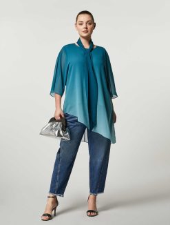 Marina Rinaldi Blouse En Tissu Technique | Blouses Et Chemises