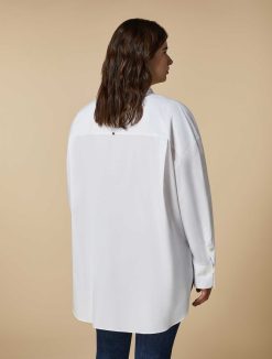 Marina Rinaldi Chemise Oversize En Popeline De Coton | Blouses Et Chemises