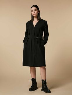 Marina Rinaldi Robe Chemise En Pure Laine | Robes