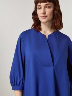 Marina Rinaldi Blouse En Popeline De Coton | Blouses Et Chemises