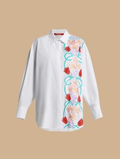 Marina Rinaldi Chemise Oversize En Popeline De Coton | Blouses Et Chemises