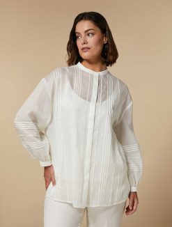 Marina Rinaldi Chemise En Toile Ramie | Blouses Et Chemises