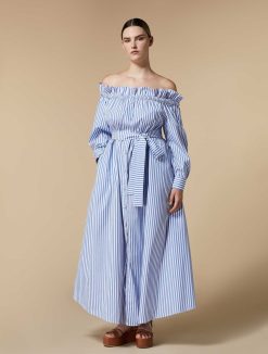 Marina Rinaldi Robe En Popeline Rayee | Robes