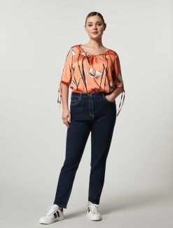 Marina Rinaldi Jean En Denim Extensible A Coupe Parfaite | Pantalon