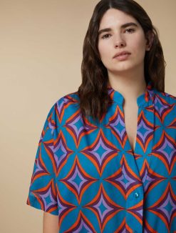 Marina Rinaldi Chemise En Mousseline Imprimee | Blouses Et Chemises