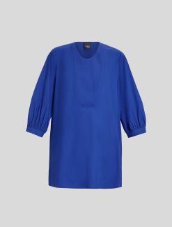 Marina Rinaldi Blouse En Popeline De Coton | Blouses Et Chemises