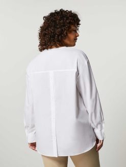 Marina Rinaldi Tunique En Popeline De Coton | Blouses Et Chemises