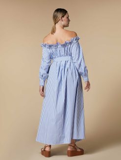 Marina Rinaldi Robe En Popeline Rayee | Robes