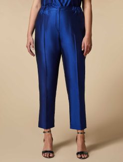 Marina Rinaldi Pantalon En Shantung Pure Soie | Vetements De Ceremonie