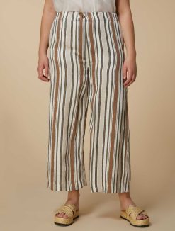 Marina Rinaldi Pantalon En Lin Et Nylon | Pantalon