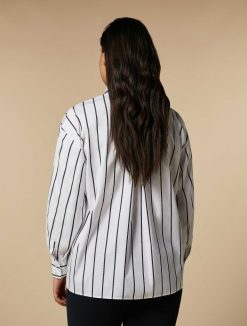 Marina Rinaldi Chemise En Popeline Rayee | Blouses Et Chemises